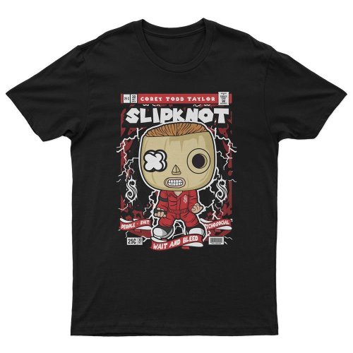 T-Shirt Corey Taylor Slipknot Schwarz L