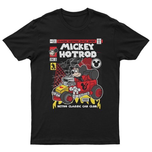 T-Shirt Mickey Hot Rod