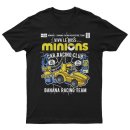 T-Shirt Minions Banana Racing Car
