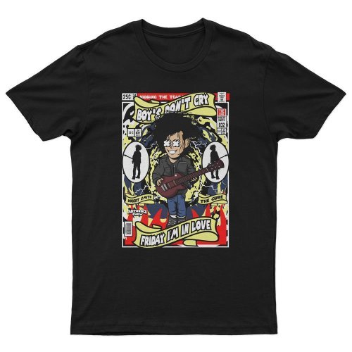T-Shirt Robert Smith The Cure Schwarz XL