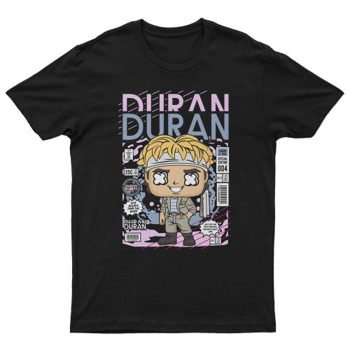 T-Shirt Simon Le Bon Duran Duran Schwarz XL