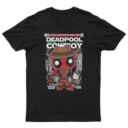 T-Shirt Deadpool Cowboy