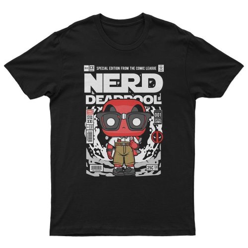 T-Shirt Deadpool Nerd
