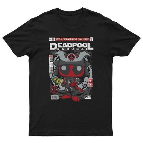 T-Shirt Deadpool Samurai