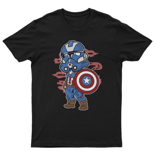 T-Shirt Captain America Clone Trooper