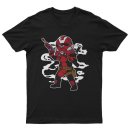 T-Shirt Deadpool Clone Trooper Schwarz L