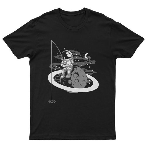 T-Shirt Astronaut Fishing