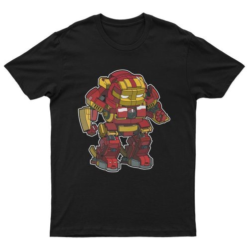 T-Shirt Iron Man Mecha Robo