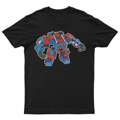 T-Shirt Spiderman Robo