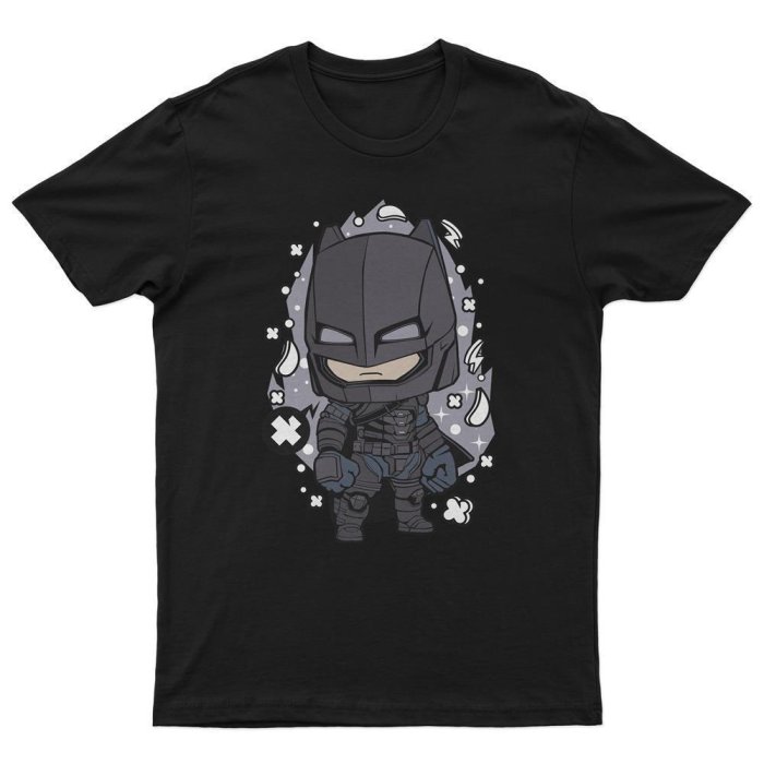 T Shirt Batman Black Shirt Royal Stickerei Textildruck 17 90