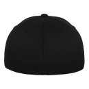 Flexfit Cap black | black Premium 6277 schwarz | schwarz S/M