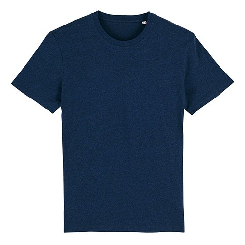 CREATOR Biobaumwolle Unisex T-Shirt black heather blue