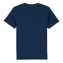 CREATOR Biobaumwolle Unisex T-Shirt black heather blue XXL