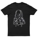 T-Shirt Darth Vader Boxer Schwarz L