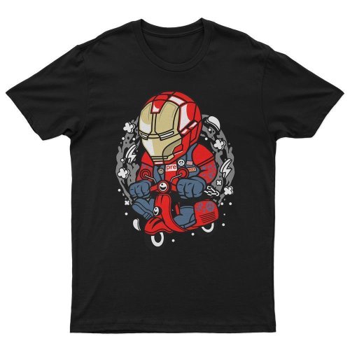 T-Shirt Iron Man Scooter