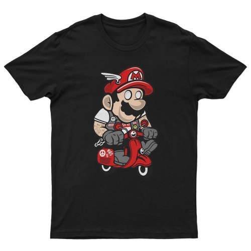 T-Shirt Mario Scooter