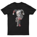 T-Shirt Harley Quinn Half Skeleton