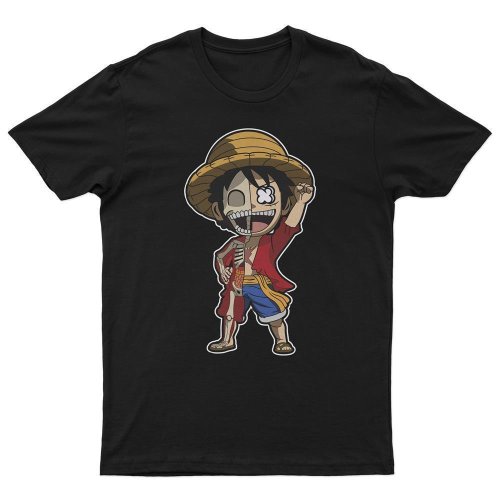 T-Shirt One Piece Half Skeleton